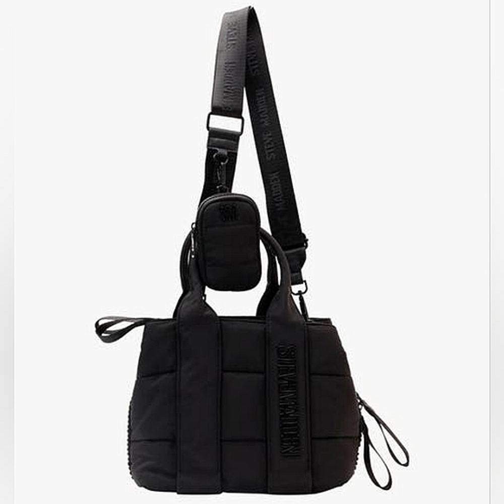 NEW Steve Madden Puffer Crossbody Handbag